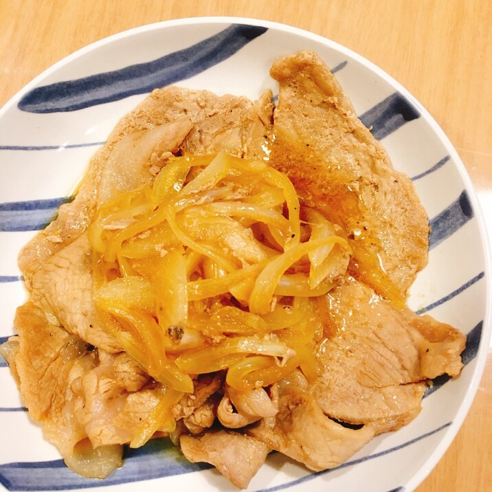 豚肩ローススライスで！豚肉生姜焼き